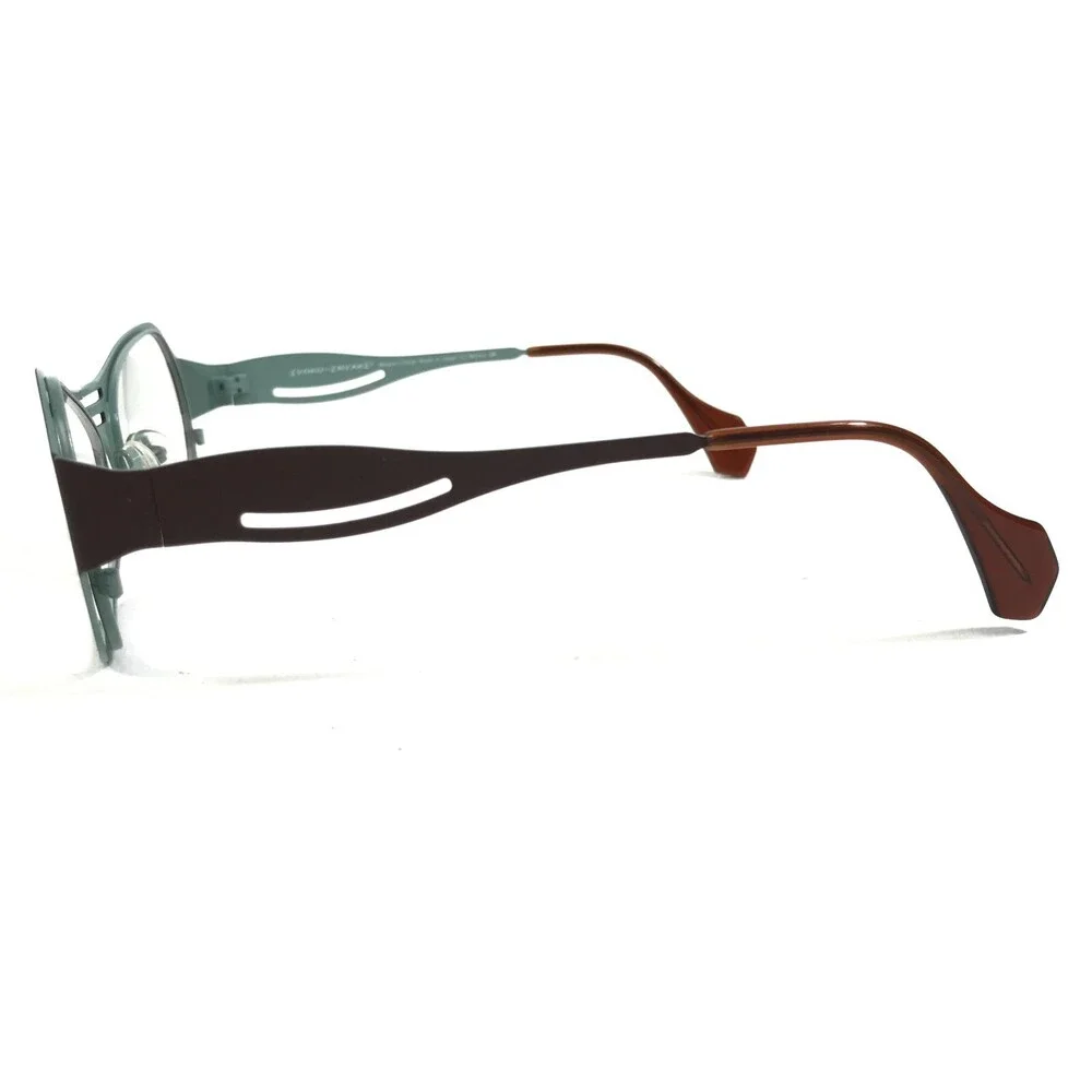 Iyoko-Inyake Eyeglasses Frames IY 578 Col. 157 Brown Blue Cat Eye 56-20-140